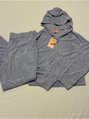 Juicy Couture Lavender Haze Velour Zip Hoodie